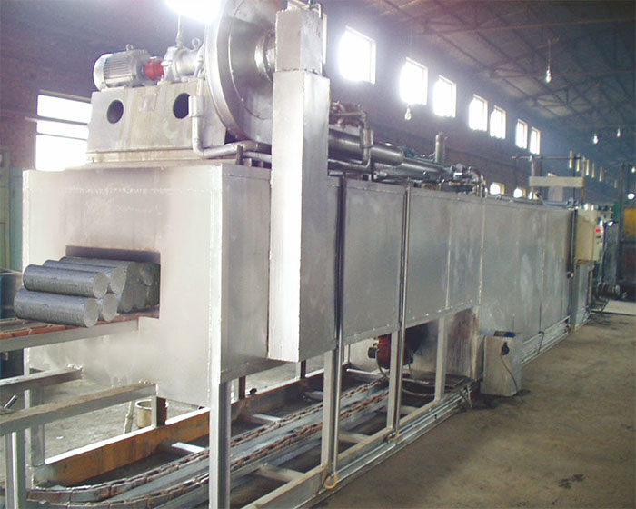 高效節(jié)能鋁棒加熱爐、長棒熱剪爐